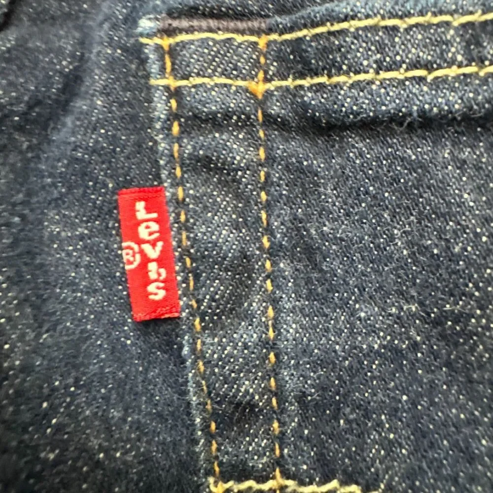 Levi's 519 Extreme Skinny Fit Denim Jeans Mens 29x30 Blue Dark Wash Stretch